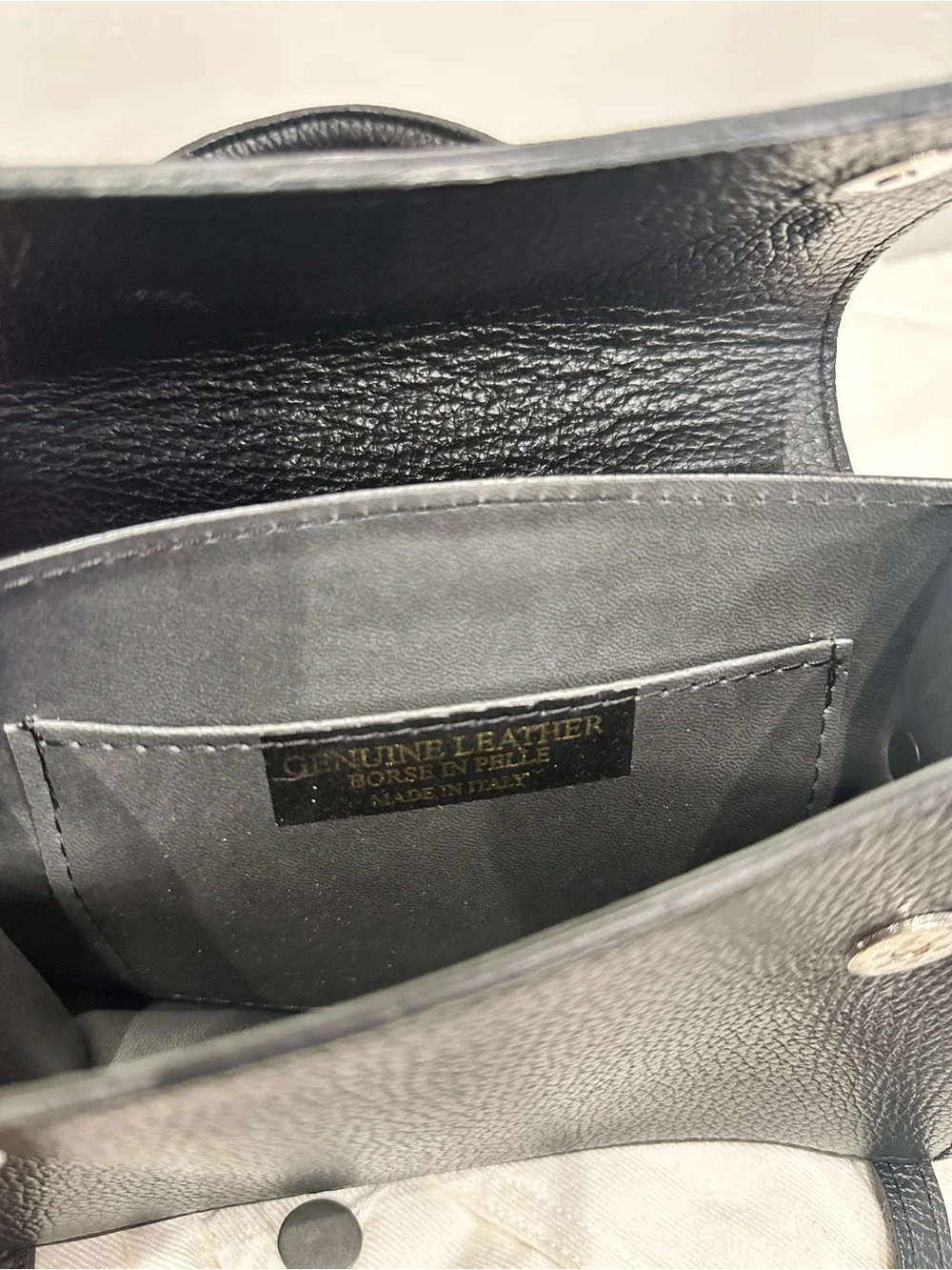 Classic Black Structured Top-Handle Bag
